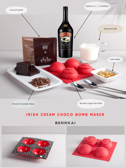 How to make a How Chocolate Bomb with Alcohol